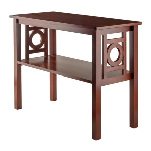 Winsome Wood Ollie Console Table In Walnut - All