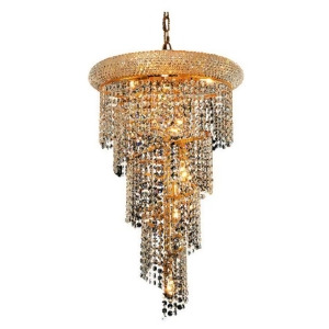 Lighting By Pecaso Adrienne Collection Hanging Fixture No Neck D16in H26in Lt 8 - All
