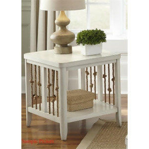 Liberty Dockside Ii End Table In White - All