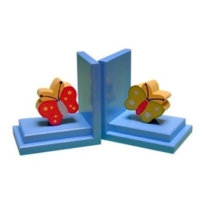 One World Red And Green Butterfly Bookends - All