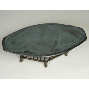 Flat Rock Table Rock Cocktail Table in Slate - All