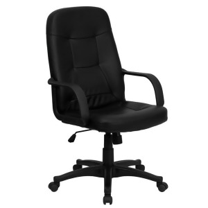 Flash Furniture High Back Black Glove Vinyl Executive Office Chair H8021-gg - All