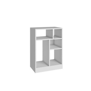 Manhattan Comfort Valenca Bookcase 1.0 In White - All