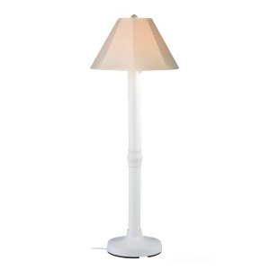 Patio Living Concepts Seaside 60 Inch Floor Lamp w/ 3 Inch White Body Antique - All