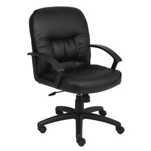 Boss Chairs Boss Mid Back Leatherplus Chair - All