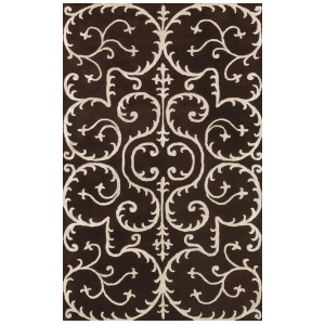 Noble House Amber Collection Rug in Brown / Beige - All