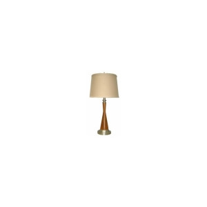 4D Concepts Shelby Table Lamp in Pewter Oak - All