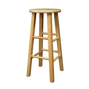 Winsome Wood Set of 2 Square Leg 29 Inch Stool in Beech - All
