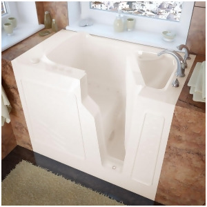 Meditub 26x46 Right Drain Biscuit Air Jetted Walk-In Bathtub - All