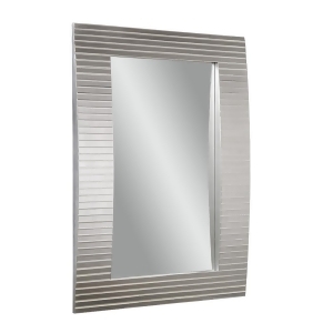 Bassett Tambour Wall Mirror in Clear Beveled Mirror - All