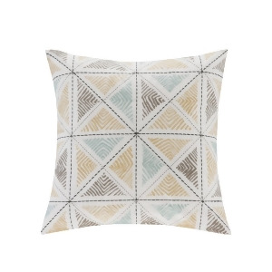 Ink Ivy Zelda Embroidered Square Pillow In Multi - All