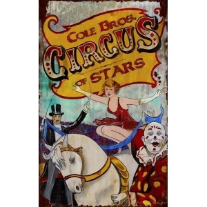 Red Horse Circus Rider Sign - All