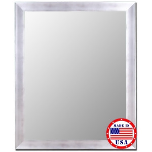 Hitchcock Butterfield Vintage Silver Framed Wall Mirror - All