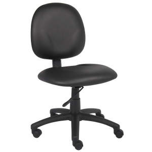 Boss Chairs Boss B9090-cs Diamond Task Chair In Black Caressoft - All