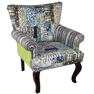Entrada En110598 Fabric Wooden Chair - All