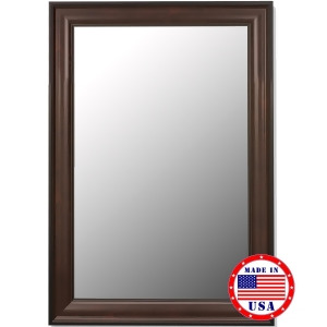 Hitchcock Butterfield Traditional Mahogany Black Framed Wall Mirror - All