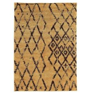 Linon Morocco Rug In Camel And Brown - All