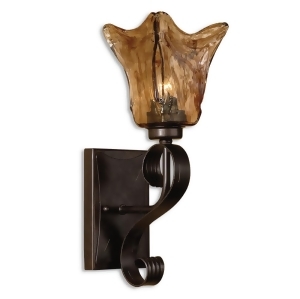 Uttermost Vetraio Wall Sconce w/ Heavy Hand Made Glass Shade - All