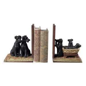 Sterling Industries 93-10063/S2 Puppies In A Basket Bookends - All
