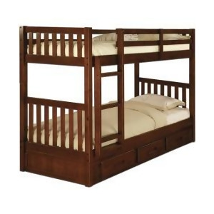 American Furniture Classics Twin/Twin Bunk Bed In Merlot - All