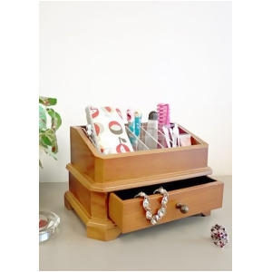 Proman Products Bellissimo Rome Cosmetic Organizer in Oak - All