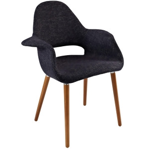 Modway Taupe Dining Armchair in Black - All