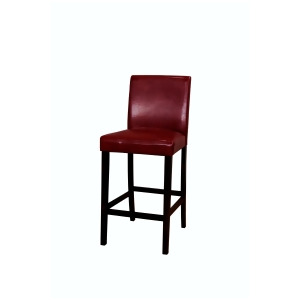 A-america Parson Chair Program Low Back Parson Bar Chair Red Set of 2 - All