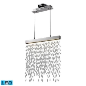 Nulco Lighting Chalfont 2 Light Crystal Chandelier in Clear Chrome Finish - All