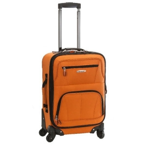 Rockland Orange Pasadena 19 Expandable Spinner Carry On - All