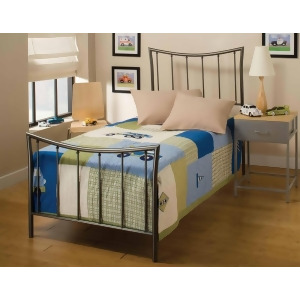 Hillsdale Edgewood Metal Bed in Magnesium Pewter - All
