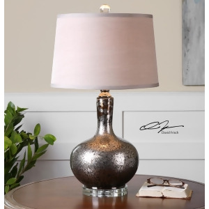 Uttermost Aemilius Gray Glass Table Lamp - All