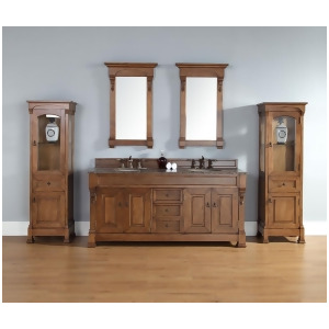 James Martin Brookfield 72 Double Cabinet In Country Oak - All