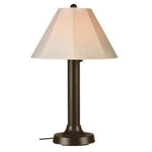 Patio Living Concepts Seaside 34 Inch Table Lamp w/ 3 Inch Bronze Body Antique - All