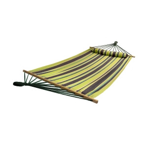 Bliss Hammocks Hammock With Spreader Bars Oversized With Pillow In Country Club - All
