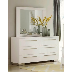 Homelegance Linnea Dresser In White High Gloss Finish - All