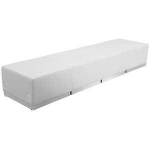 Flash Furniture Zb-803-540-set-wh-gg Hercules Alon Series White Leather Receptio - All