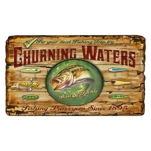 Red Horse Churning Waters Sign - All