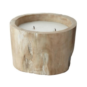 Lazy Susan White Pepper Log Candle - All