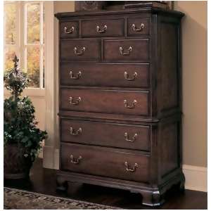 American Drew Cherry Grove 9 Drawer Chest in Antique Cherry - All
