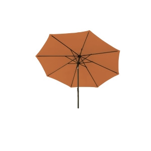Bliss Hammocks 9' Market Umbrella With Crank Open System And Tilt In Terracotta - All