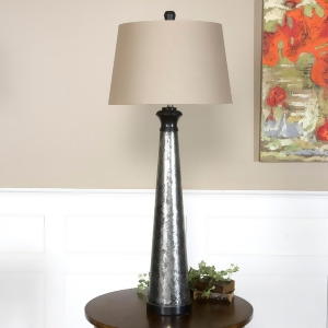 Uttermost Mustapha Distressed Silver Table Lamp - All