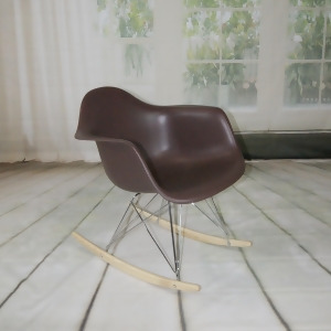 Mod Made Paris Tower Collection Rocker In Chocolate - All