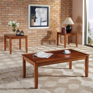 Standard Furniture Brantley 3-Pack Coffee Tables in Tawny Golden Oak - All