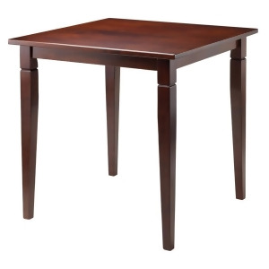 Winsome Wood Kingsgate Dining Table Routed with Tapered Leg - All