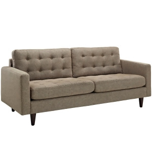 Modway Empress Upholstered Sofa in Oatmeal - All