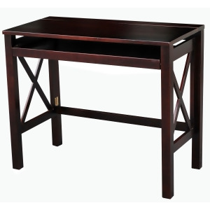 Yu Shan Montego Folding Desk with Pull-out In Espresso - All