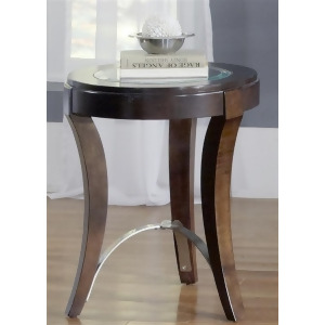 Liberty Furniture Avalon Chair Side Table in Dark Truffle Finish - All