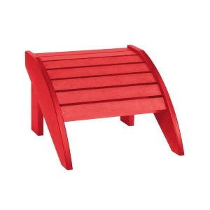 C.r. Plastics Footstool In Red - All