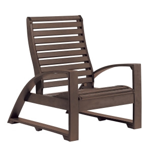 C.r. Plastics St Tropez Lounger Chair in Chocolate - All