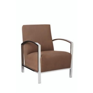 Allan Copley Designs Theresa Lounge Chair in Auburn Brown - All